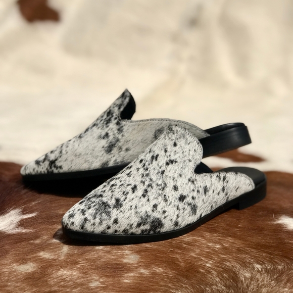 Cowhide Mules - Picture 3 of 3